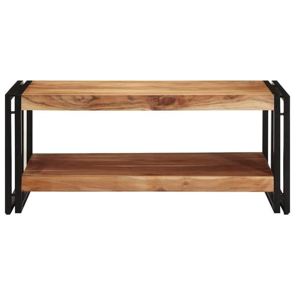 vidaXL Salongbord 90x50x38 cm heltre akasie