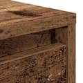 Miniatyrbillede 11 af 11: vidaXL sofabord med skuffer 70,5x70x40 cm gammelt træ-look