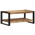 Miniatyrbillede 3 af 11: vidaXL sofabord 90x50x38 cm massivt ru mangotræ