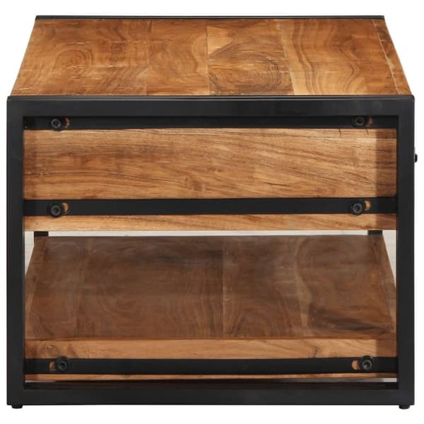 vidaXL sofabord 90x50x38 cm massivt akacietræ