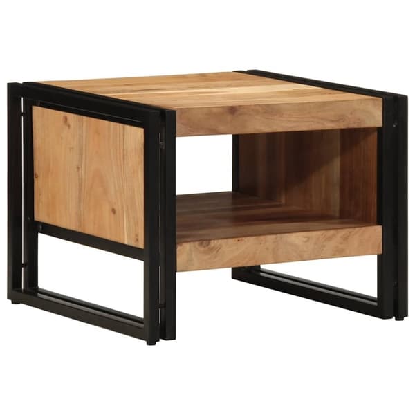 vidaXL sofabord 50x50x38 cm massivt akacietræ