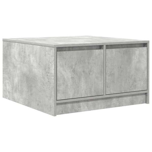 vidaXL sohvapöytä laatikoilla betonin harmaa 70,5x70x40 cm
