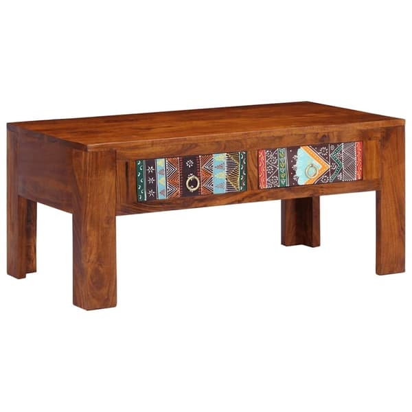 vidaXL sofabord 90x50x40 cm massivt akacietræ