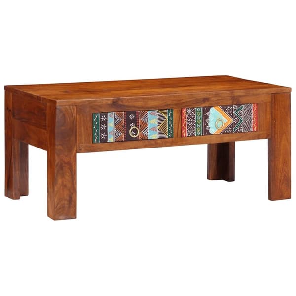 vidaXL sofabord 90x50x40 cm massivt akacietræ
