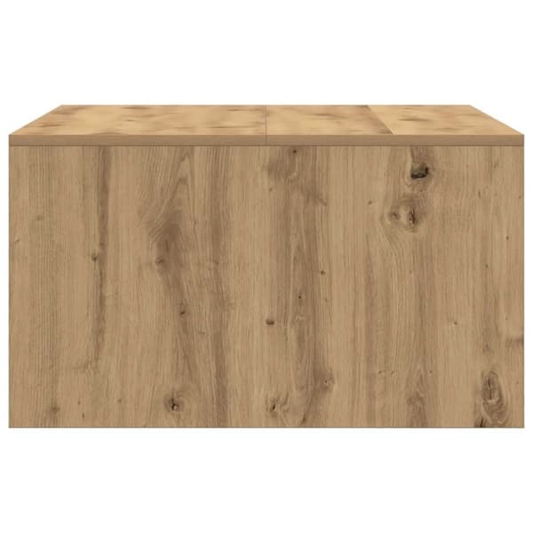 vidaXL sofabord med skuffer 70,5x70x40 cm kunsteg