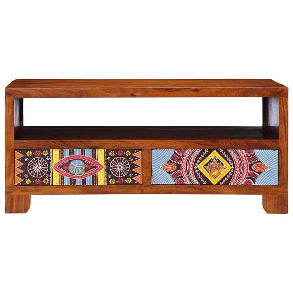 vidaXL sofabord 90x50x40 cm massivt akacietræ