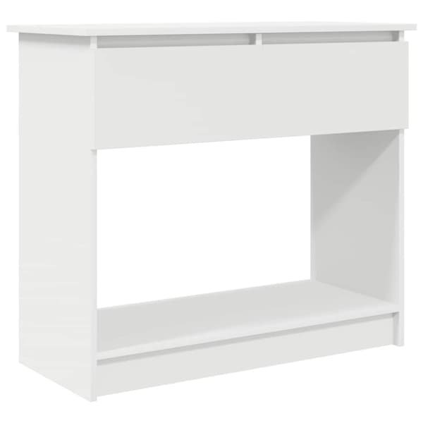 vidaXL konsolbord med skuffer 85,5x38,5x74,5 cm hvid
