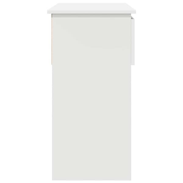 vidaXL konsolbord med skuffer 85,5x38,5x74,5 cm hvid