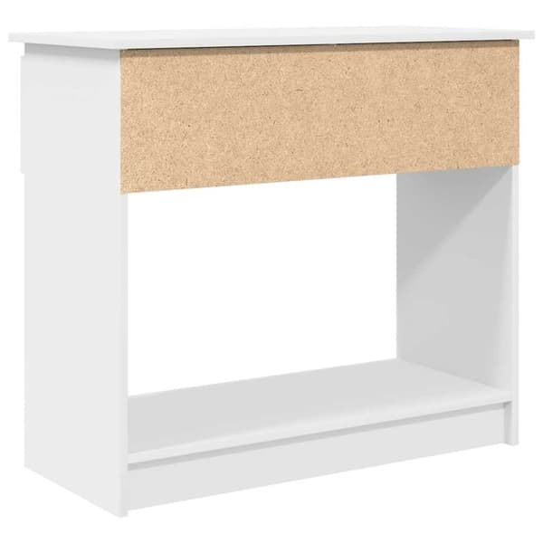 vidaXL konsolbord med skuffer 85,5x38,5x74,5 cm hvid
