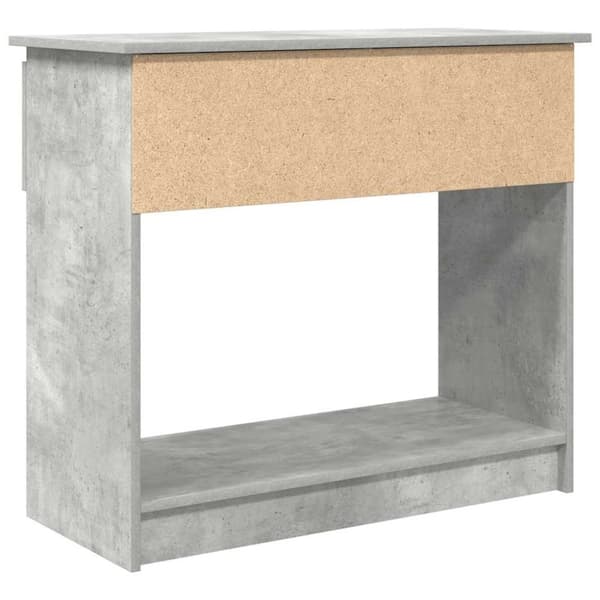 vidaXL konsolbord med skuffer 85,5x38,5x74,5 cm betongrå