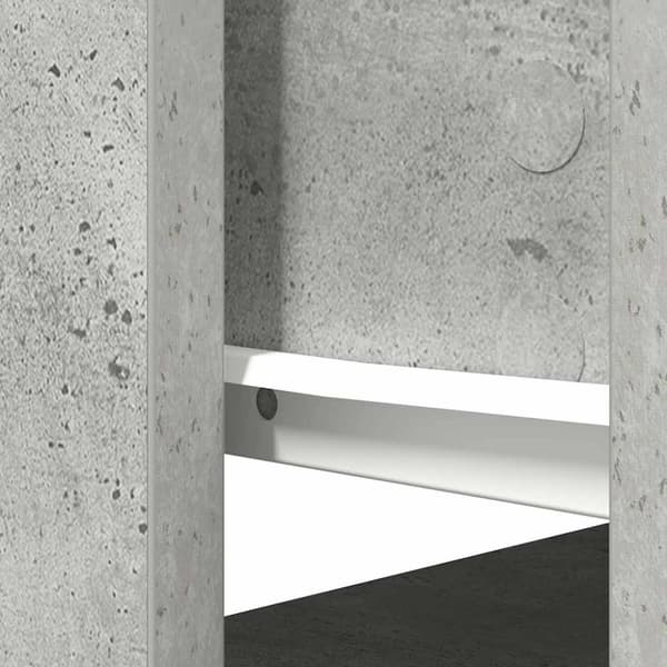 vidaXL konsolbord med skuffer 85,5x38,5x74,5 cm betongrå
