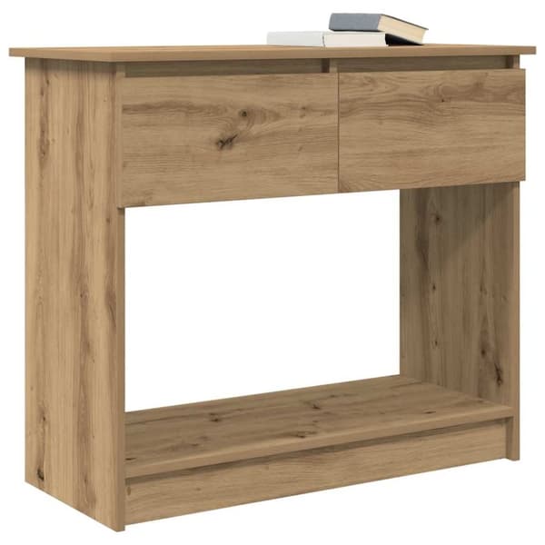 vidaXL konsolbord med skuffer 85,5x38,5x74,5 cm kunsteg