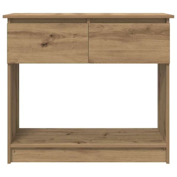 vidaXL konsolbord med skuffer 85,5x38,5x74,5 cm kunsteg