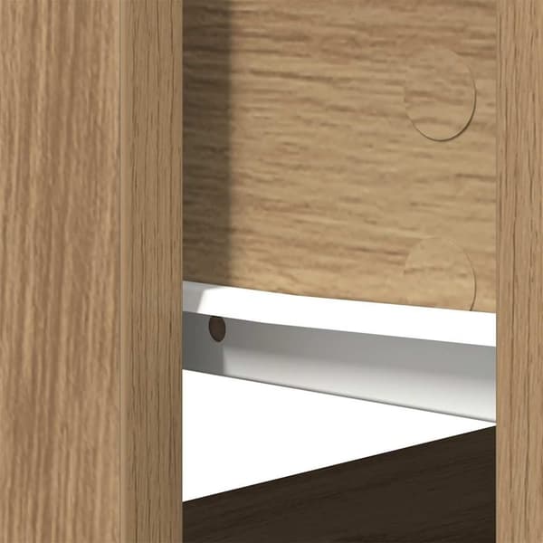 vidaXL konsolbord med skuffer 85,5x38,5x74,5 cm kunsteg
