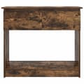 Miniatyrbilde 7 av 11: vidaXL konsollbord med skuffer røkt eik 85,5x38,5x74,5 cm