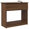 Pikkukuva 5 / 11: vidaXL konsolipöytä laatikoilla ruskea tammi 85,5x38,5x74,5 cm