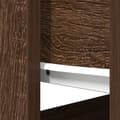 Pikkukuva 11 / 11: vidaXL konsolipöytä laatikoilla ruskea tammi 85,5x38,5x74,5 cm