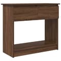 Pikkukuva 1 / 11: vidaXL konsolipöytä laatikoilla ruskea tammi 85,5x38,5x74,5 cm