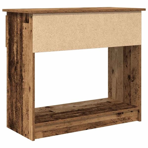 vidaXL konsolipöytä laatikoilla vanha puu 85,5x38,5x74,5 cm