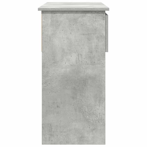 vidaXL Avlastningsbord med lådor betonggrå 85,5x38,5x74,5 cm