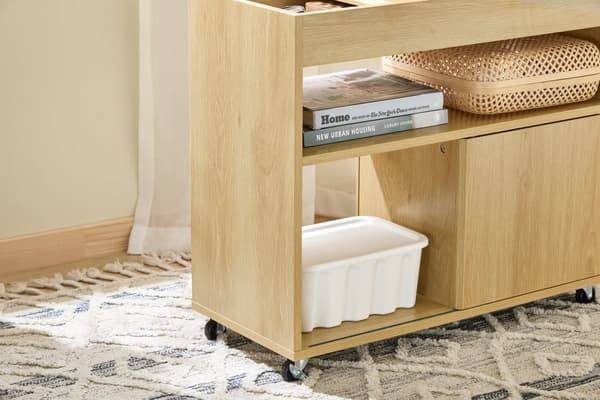 SoBuy Sengebord Sofabord Mobilt sidebord Endebord FBT152-N