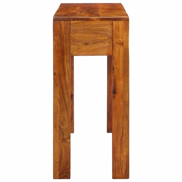 vidaXL konsolbord 110x35x75 cm massivt akacietræ