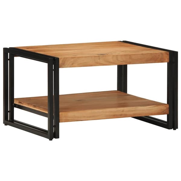 Soffbord 70x50x38 cm massivt trä akacia