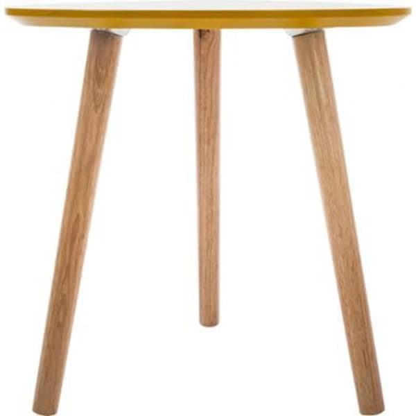 Set med 3 Kaffe Bord i Træ - PARIS PRIX - Mileo - Multifarvet - Firkantet - Design &amp; Tendens