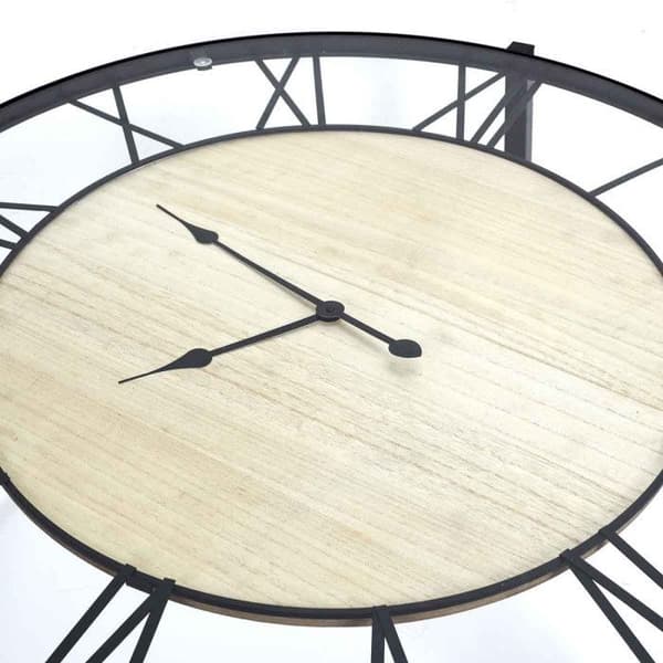 Design Kaffeebord "klocka" 90cm Svart - Paris Prix
