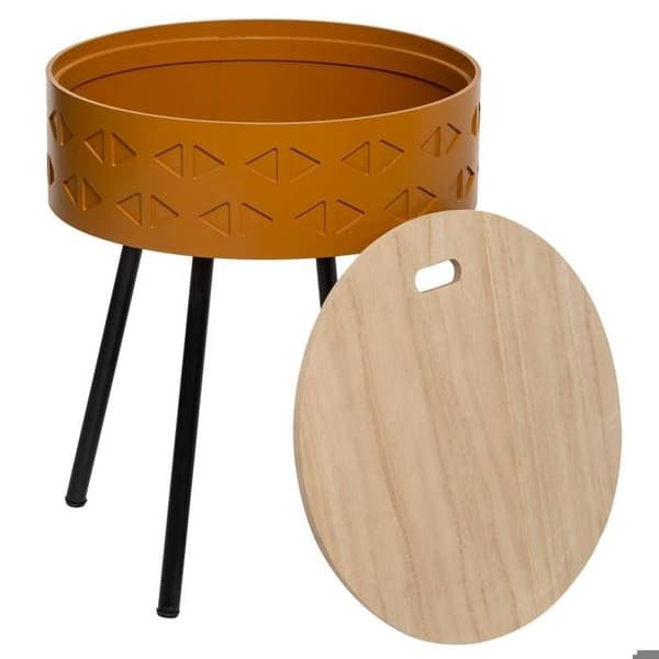 Kaffebord med förvaring - ATMOSPHERA - Shiro - Skandinavisk och modern stil - Trälook