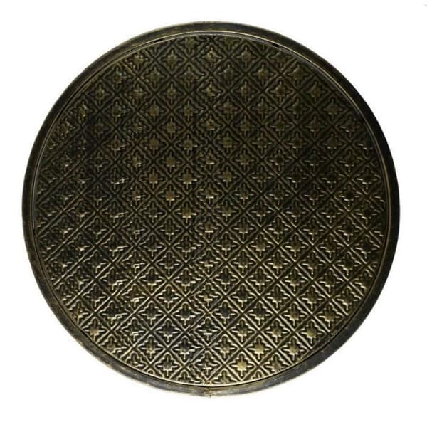 Lot med 2 Gigognetabeller "mirage" 40cm Svart &amp; Guld - Paris Prix