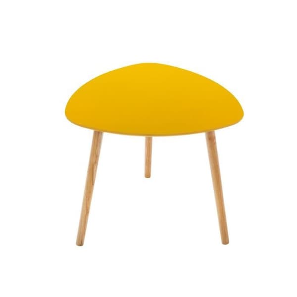 Set med 3 Mileo Break kaffebord Övrig Beige, Grå, Gul