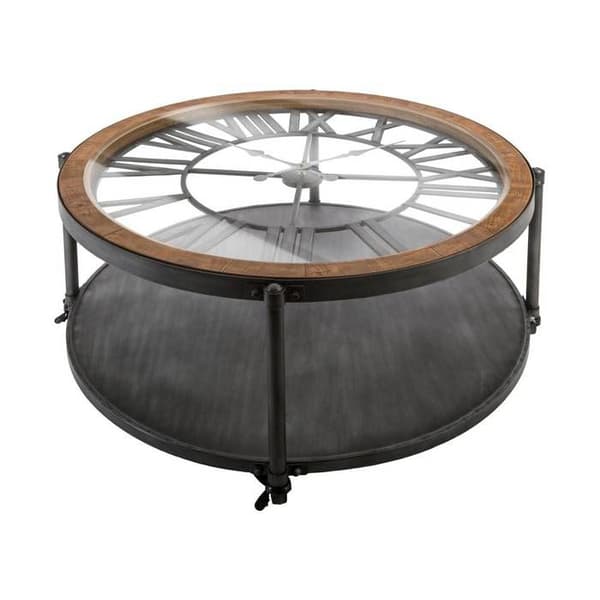 Atmosphera retro soffbord - Metall - Svart - Rektangulärt - Vintage