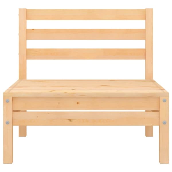 Loungegrupp 3 delar massiv furu