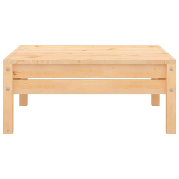 Loungegrupp 3 delar massiv furu