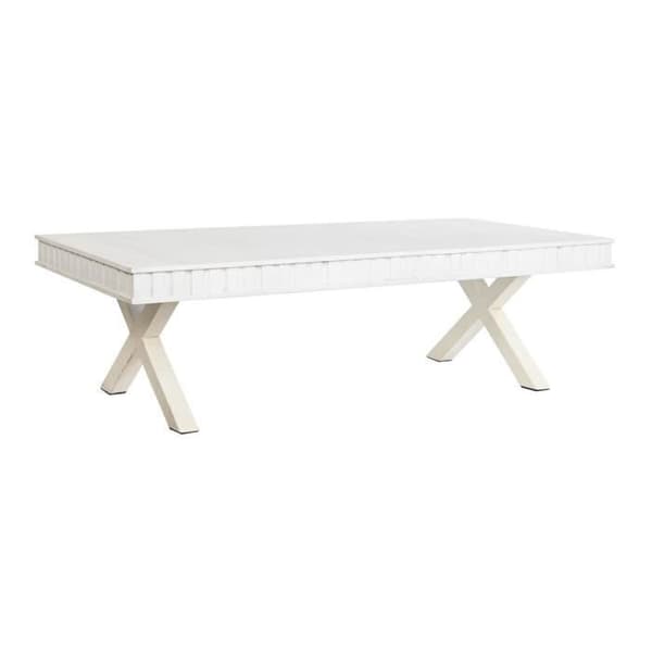 soffbord 140 x 70 x 42 cm mangoträ metall