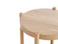 Miniatyrbillede 4 af 6: Sidebord Lyst bord MDF ø 25 cm Rund form Lille hylde Moderne og minimalistisk stil Stue Lille bord