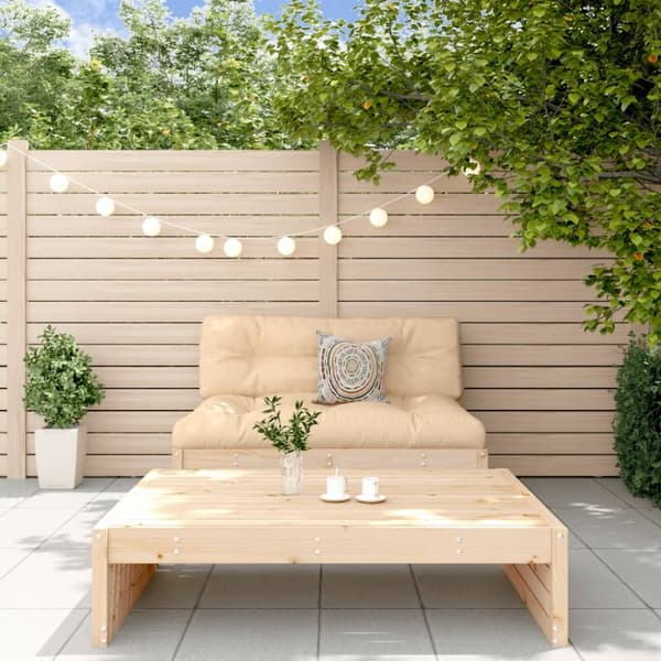 Loungegrupp 2 delar massiv furu