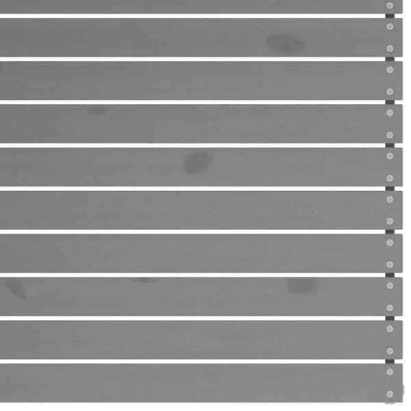 Loungegrupp för trädgården 4 delar grå massiv furu