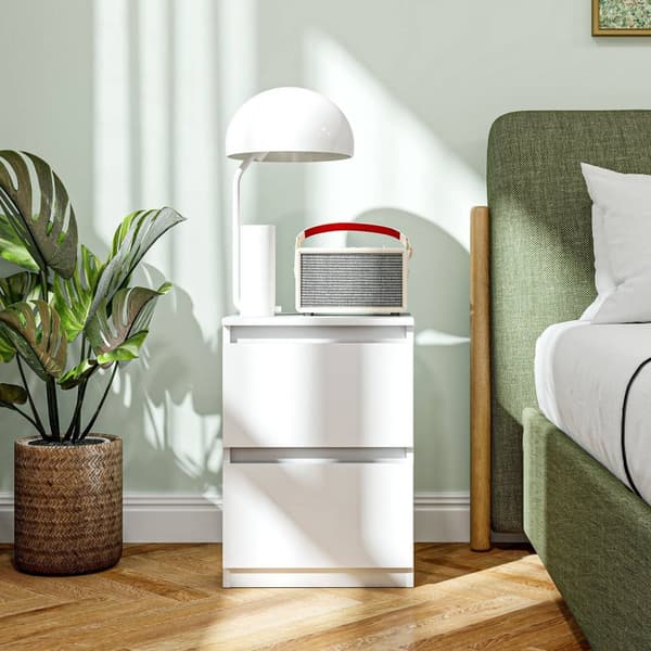 Rootz 2 -lådan sängbord - Nightstand - sidobord - gott om lagring - 39,6L x 32,3W x 56H cm