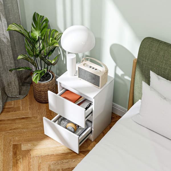 Rootz 2 -lådan sängbord - Nightstand - sidobord - gott om lagring - 39,6L x 32,3W x 56H cm