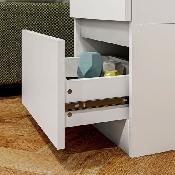 Rootz 2 -lådan sängbord - Nightstand - sidobord - gott om lagring - 39,6L x 32,3W x 56H cm