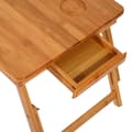 Pikkukuva 3 / 7: Rootz Bamboo -kannettavan tietokonepöytä - sänkypöytä - taitettava pöytä - ympäristöystävällinen suunnittelu - Säädettävä korkeus - 55x35x22-30cm