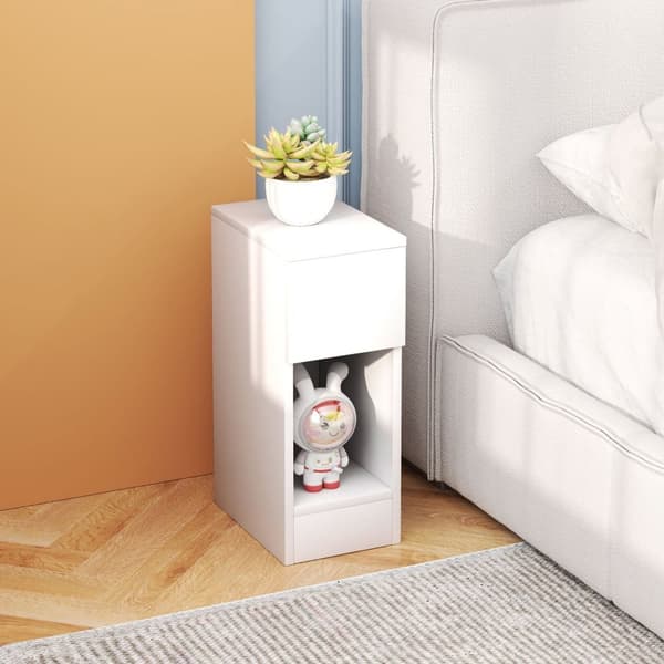 Rootz Bedside Table - Moderne sidebord - Natbord - Optimal opbevaring - 20 cm x 30 cm x 50 cm - Perfekt til soveværelse og stue