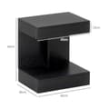 Miniatyrbillede 3 af 11: Rootz Bedside Table - Side Bord - Sofabord - Skjult skuffe & opbevaring - 40L x 30W x 46H cm