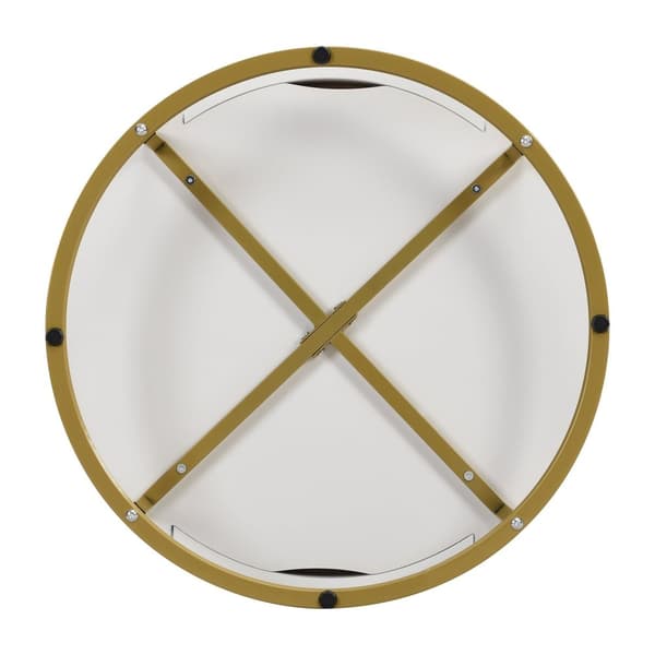 Rootz Gold -Plated Nesting Table Set - Höjdjusterbar soffbord - Mångsidig sidobord - Stylsk förvaring - 70x70x42/56,5cm + 60x60x24cm