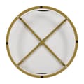 Miniatyrbild 7 av 11: Rootz Gold -Plated Nesting Table Set - Höjdjusterbar soffbord - Mångsidig sidobord - Stylsk förvaring - 70x70x42/56,5cm + 60x60x24cm