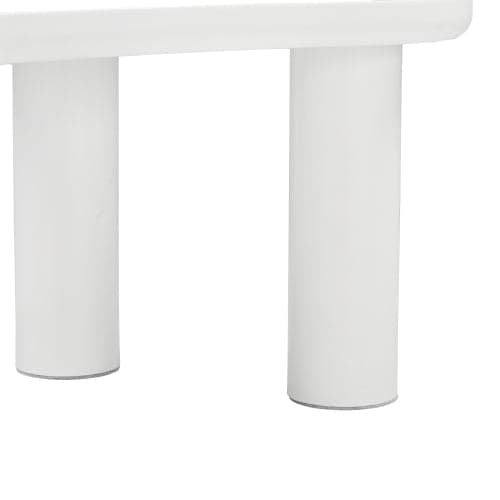 Rootz oregelbundet benformat soffbord - MDF Top - Stylish soffbord - Felt bas - 113 cm x 58 cm x 40,5 cm