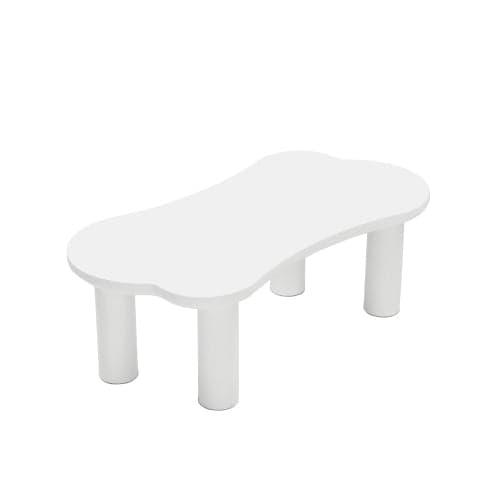 Rootz oregelbundet benformat soffbord - MDF Top - Stylish soffbord - Felt bas - 113 cm x 58 cm x 40,5 cm