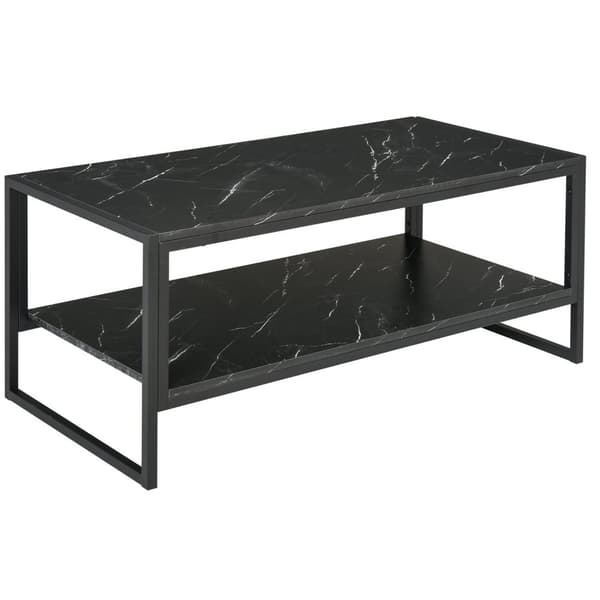 Rootz Moderne sofabord - tebord - sidebord - Elegant design - 106 cm x 50 cm x 47 cm - Høj belastningskapacitet